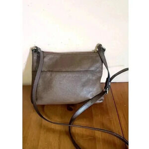Fossil crossbody bag small man made‎ material brown